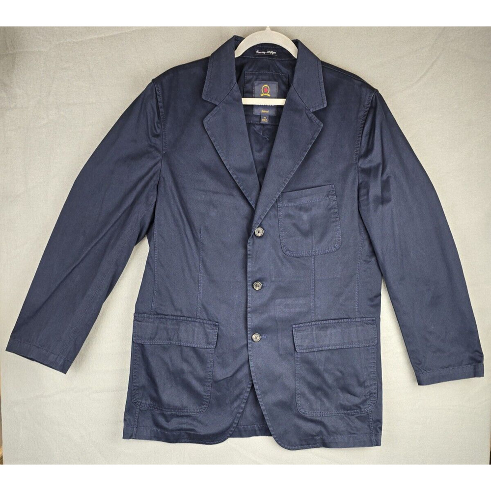 Tommy Hilfiger Tailored Men's Blazer Jacket Formal Business 100% Cotton size 40